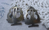 Accessories - Christmas Tree Bobby Pin Antique Bronze Hair Clips 25x32mm Set Of 10 Pcs A7550