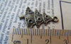 Accessories - Christmas Tree Charms Antique Bronze Rhinestone Pendants 18.5x26mm Set Of 20 Pcs A3451