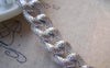 Accessories - Chunky Chain Silver Textured Aluminium Thick Curb Chain Set Of 3.3 Ft (1m) A2458