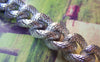Accessories - Chunky Chain Silver Textured Aluminium Thick Curb Chain Set Of 3.3 Ft (1m) A2458