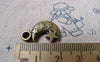 Accessories - Chunky Crescent Moon Star Charms Double Sided 14x21mm Set Of 10 Pcs A6725