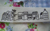 Accessories - Cotton Ribbon Black House Print Label String Set Of 5 Meters A2589