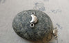 Accessories - Crescent Moon Connector Antique Silver Smooth Charms 6x15mm Set Of 50 Pcs A6458