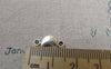 Accessories - Crescent Moon Connector Antique Silver Smooth Charms 6x15mm Set Of 50 Pcs A6458