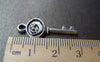 Accessories - Crescent Moon Key Charms Antique Silver Pendants 12x25mm Set Of 20 Pcs A1323