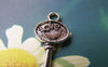 Accessories - Crescent Moon Key Charms Antique Silver Pendants 12x25mm Set Of 20 Pcs A1323