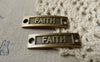 Accessories - Curved Bracelet Connector Antique Bronze Charms 10x35mm Set Of 10 Pcs A6411