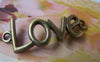 Accessories - Curved Bracelet Connector Antique Bronze Charms 15x41mm Set Of 10 Pcs A5366