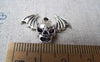 Accessories - Devil Wing Charms Antique Silver Pendants 22mm Set Of 20 Pcs A1567