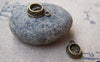 Accessories - Dog Food Bowl Antique Bronze Charms 11x15mm Set Of 10 Pcs A1195