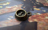 Accessories - Dog Food Bowl Antique Bronze Charms 11x15mm Set Of 10 Pcs A1195