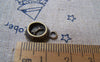 Accessories - Dog Food Bowl Antique Bronze Charms 11x15mm Set Of 10 Pcs A1195