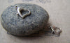 Accessories - Dolphin Heart Lobster Clasps Antique Silver Clasps 10x12mm Set Of 10 Pcs A1758