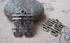 Accessories - Double Happiness Wedding Decoration Tibetan Silver Chinese Character Charms 20x22mm Set Of 10 Pcs A1306