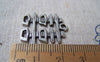 Accessories - Double Happiness Wedding Decoration Tibetan Silver Chinese Character Charms 20x22mm Set Of 10 Pcs A1306