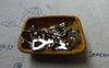 Accessories - Ear Clips Silvery Gray Nickel Tone 12mm Set Of 20 Pcs A5600