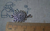 Accessories - Earring Pendant Antique Silver Three Loops Round Charms 17x20mm Set Of 10 A4935