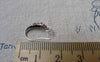 Accessories - Earwire Antique Silver Textured Fishhook French Hook 15mm Set Of 10 Pcs A6599