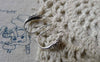 Accessories - Earwire Antique Silver Textured Fishhook French Hook 15mm Set Of 10 Pcs A6599