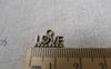 Accessories - English Word Charms Antique Bronze Pendants 10x13mm Set Of 50 Pcs A7831