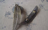 Accessories - Feather Hair Clip French Barrette Large Hair Accessories 3x110mm Set Of 2 Pcs A4604