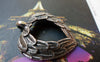 Accessories - Feather Heart Charms Antique Silver Filigree Pendants 27x31mm Set Of 10 Pcs A5662
