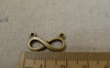 Accessories - Figure 8 Connector Bronze Charms 10x20mm Set Of 50 Pcs A7464