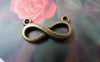 Accessories - Figure 8 Connector Bronze Charms 10x20mm Set Of 50 Pcs A7464