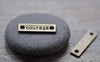 Accessories - Flat Bar Connector Antique Bronze Charms Finish 6x24mm Set Of 50 Pcs A7833