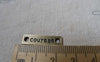 Accessories - Flat Bar Connector Antique Bronze Charms Finish 6x24mm Set Of 50 Pcs A7833