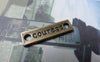Accessories - Flat Bar Connector Antique Bronze Charms Finish 6x24mm Set Of 50 Pcs A7833