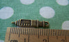 Accessories - Flat Syringe Charms Antique Bronze Pendant 4.5x22mm Set Of 20 Pcs A1463