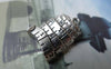 Accessories - Flexible Ruler, Antique Silver Sewing Tape Measure Charms 16x25mm Set Of 20 A7851