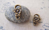 Accessories - Flower Lobster Clasps Antique Bronze Parrot Clasps 11x24mm Set Of 10 Pcs A5264