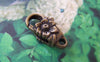Accessories - Flower Lobster Clasps Antique Bronze Parrot Clasps 11x24mm Set Of 10 Pcs A5264