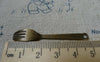 Accessories - Forks Pendants Antique Bronze Dinner Tableware Charms 49mm Set Of 20 Pcs A5679