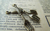 Accessories - Forks Pendants Tableware Antique Bronze Charms 6.5x35mm Set Of 10 Ocs A1472