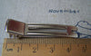 Accessories - French Barrette Silvery Gray Tone Thick Hair Clips Prong 10x47mm Set Of 20 A4522