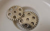 Accessories - Gear Mechanical Watch Movement Antique Silver Charms 25mm Set Of 10 A7332
