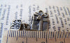 Accessories - Gift Bag Charms Antique Bronze Pendants 10x15mm Set Of 10 Pcs A2059