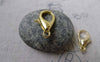 Accessories - Gold Lobster Clasp Large Lobster Claw 22mm Set Of 10 Pcs A6626