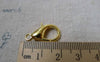 Accessories - Gold Lobster Clasp Large Lobster Claw 22mm Set Of 10 Pcs A6626