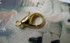 Accessories - Gold Lobster Clasp Large Lobster Claw 22mm Set Of 10 Pcs A6626