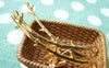 Accessories - Gold Tree Branch Charms Pendants 13x41mm Set Of 10 Pcs A3373