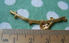 Accessories - Gold Tree Branch Charms Pendants 13x41mm Set Of 10 Pcs A3373