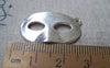 Accessories - Halloween Lady Mask Pendants Charms Antique Silver 17x28mm Set Of 10 Pcs A2925