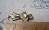 Accessories - Hat Sue Girl Antique Bronze Red Cap Charms 11x24mm Set Of 10 Pcs A4767