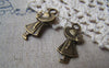 Accessories - Hat Sue Girl Antique Bronze Red Cap Charms 11x24mm Set Of 10 Pcs A4767