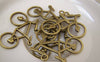 Accessories - Heart Bike Bicycle Charms Antique Bronze Pendants 23x31mm Set Of 10 Pcs A5203