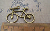 Accessories - Heart Bike Bicycle Charms Antique Bronze Pendants 23x31mm Set Of 10 Pcs A5203